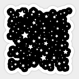 sky full of stars - white Sticker